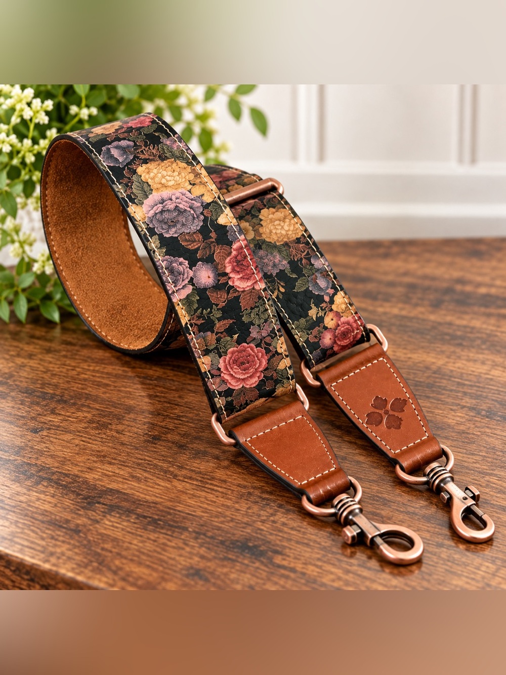 Patricia Nash Floral Leather Adjustable Crossbody Shoulder Bag Replacement Strap